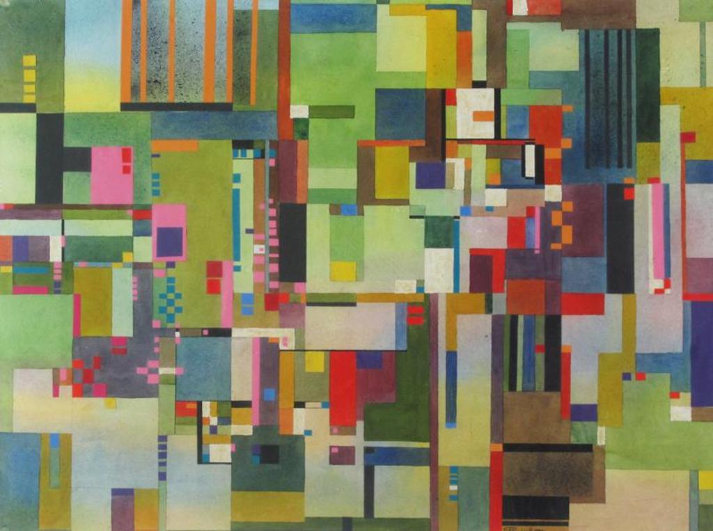 James Stanford (Stan) Perrott (1917-2001) - Rectangle Garden; 1986