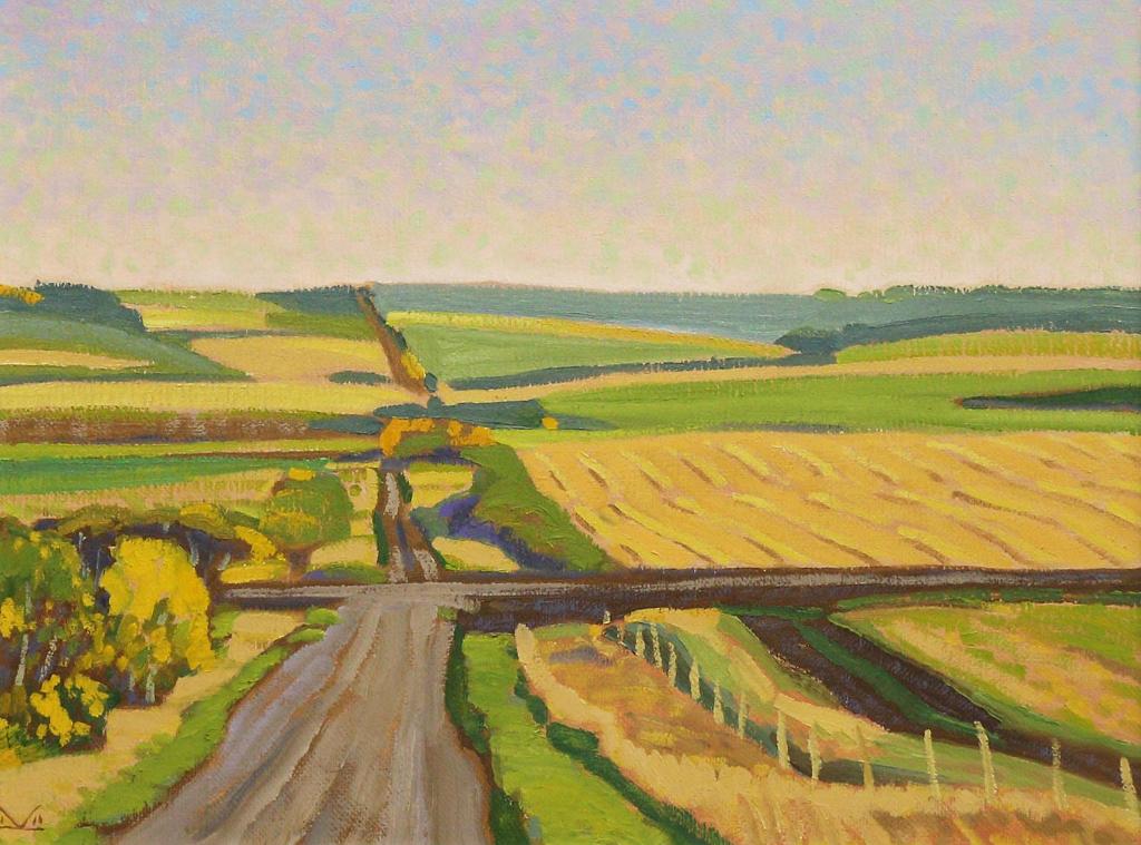 Illingworth Holey (Buck) Kerr (1905-1989) - The Old Mud Road, Harvest Time; 1988