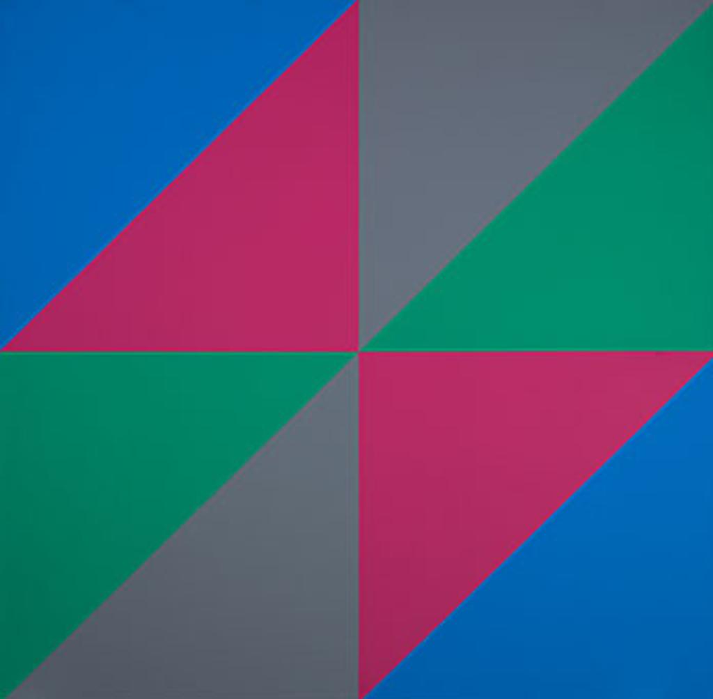 Guido Molinari (1933-2004) - Triangle binaire bleu