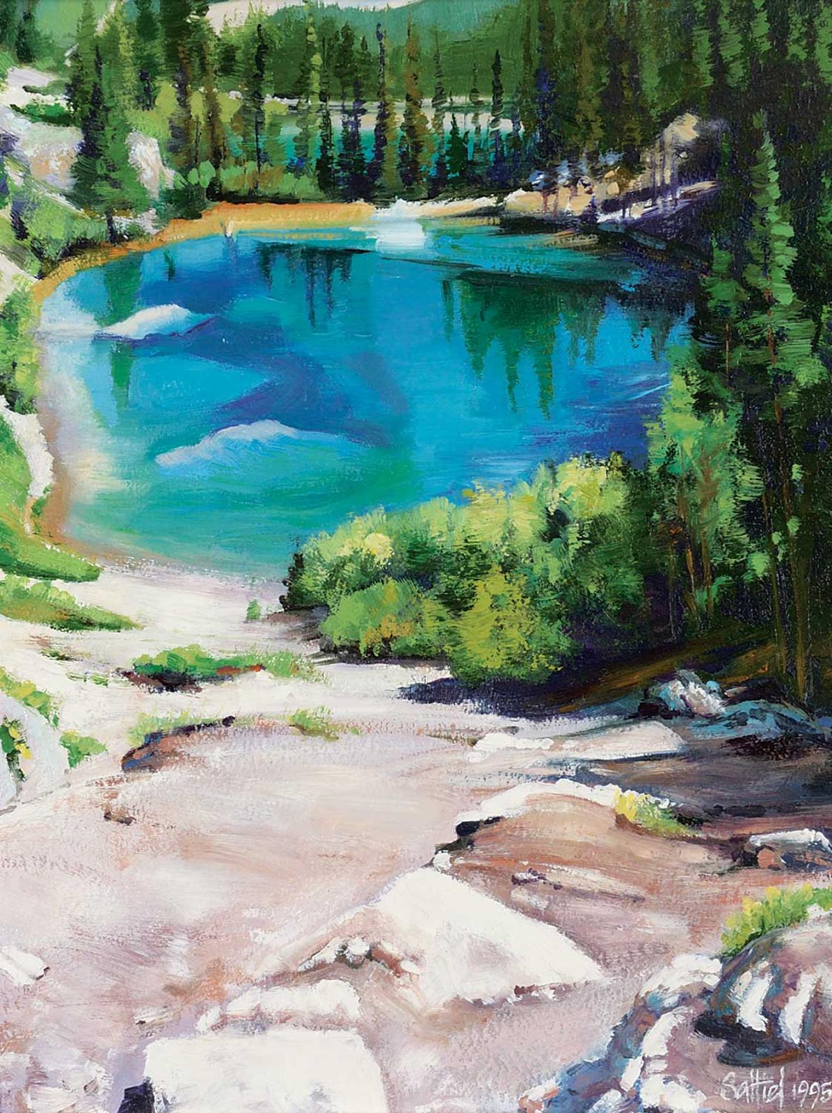 Alice Saltiel-Marshall (1948) - Grassi Lakes [From the Gully Near Canmore]