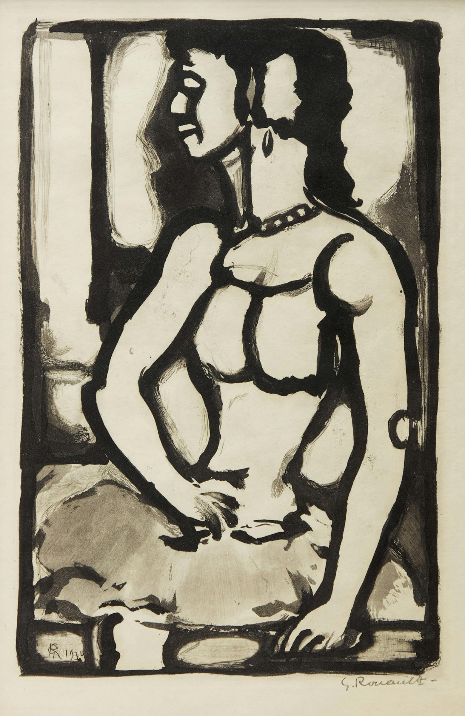 Georges Rouault (1871-1958) - Two Works from the Portfolio Cirque de l'étoile filante