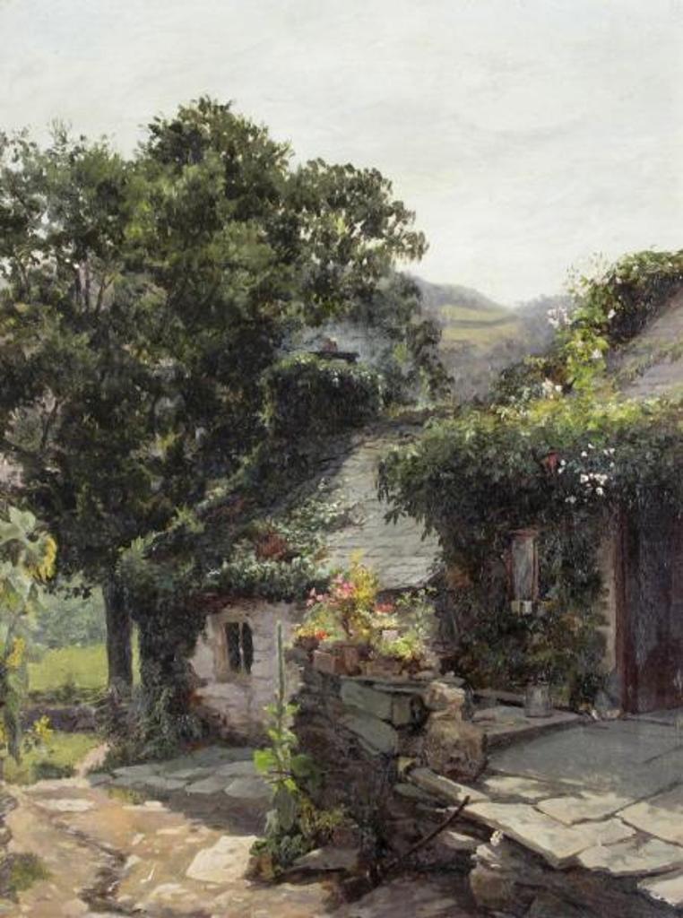 Gertrude Eleanor Spurr Cutts (1858-1941) - Cottage In Brittany; Ca 1885