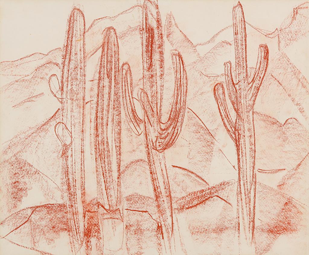 Bess Larkin Housser Harris (1890-1969) - Cactus Plants
