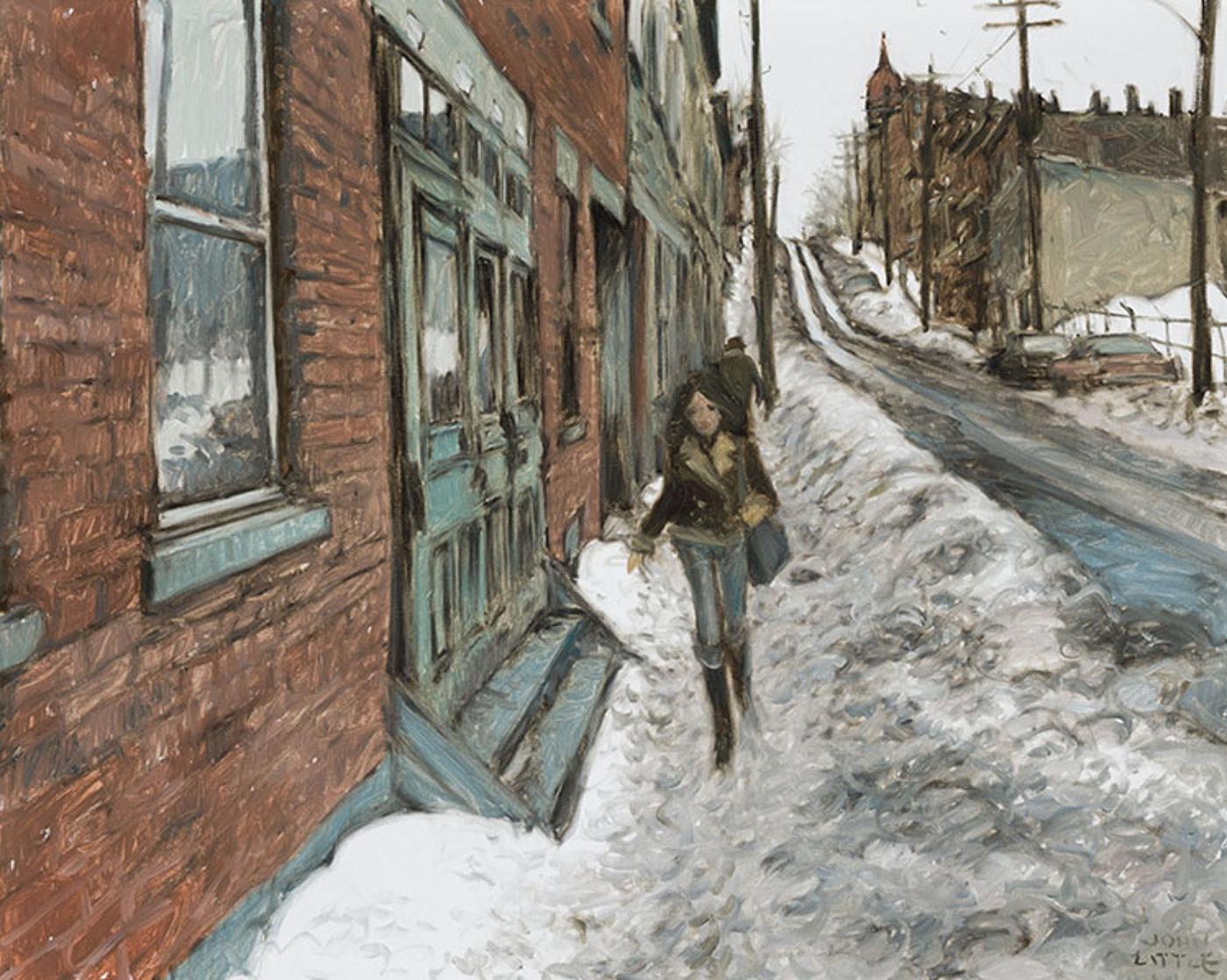 John Geoffrey Caruthers Little (1928-2024) - Jeune Montréalaise mondaine, Rue Panet Montréal