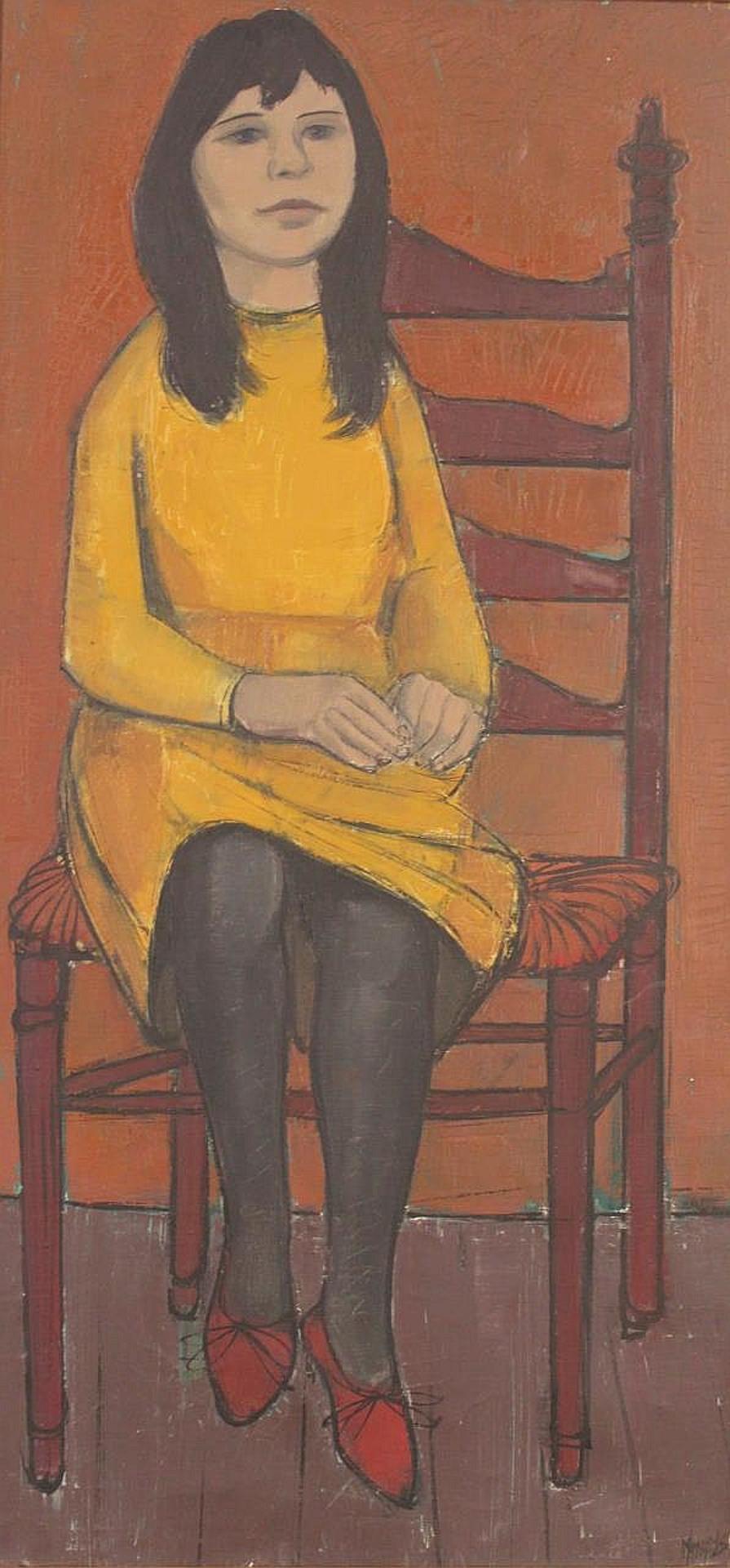 Hubertus Johannes Mengels (1921-1995) - Portrait of a Woman