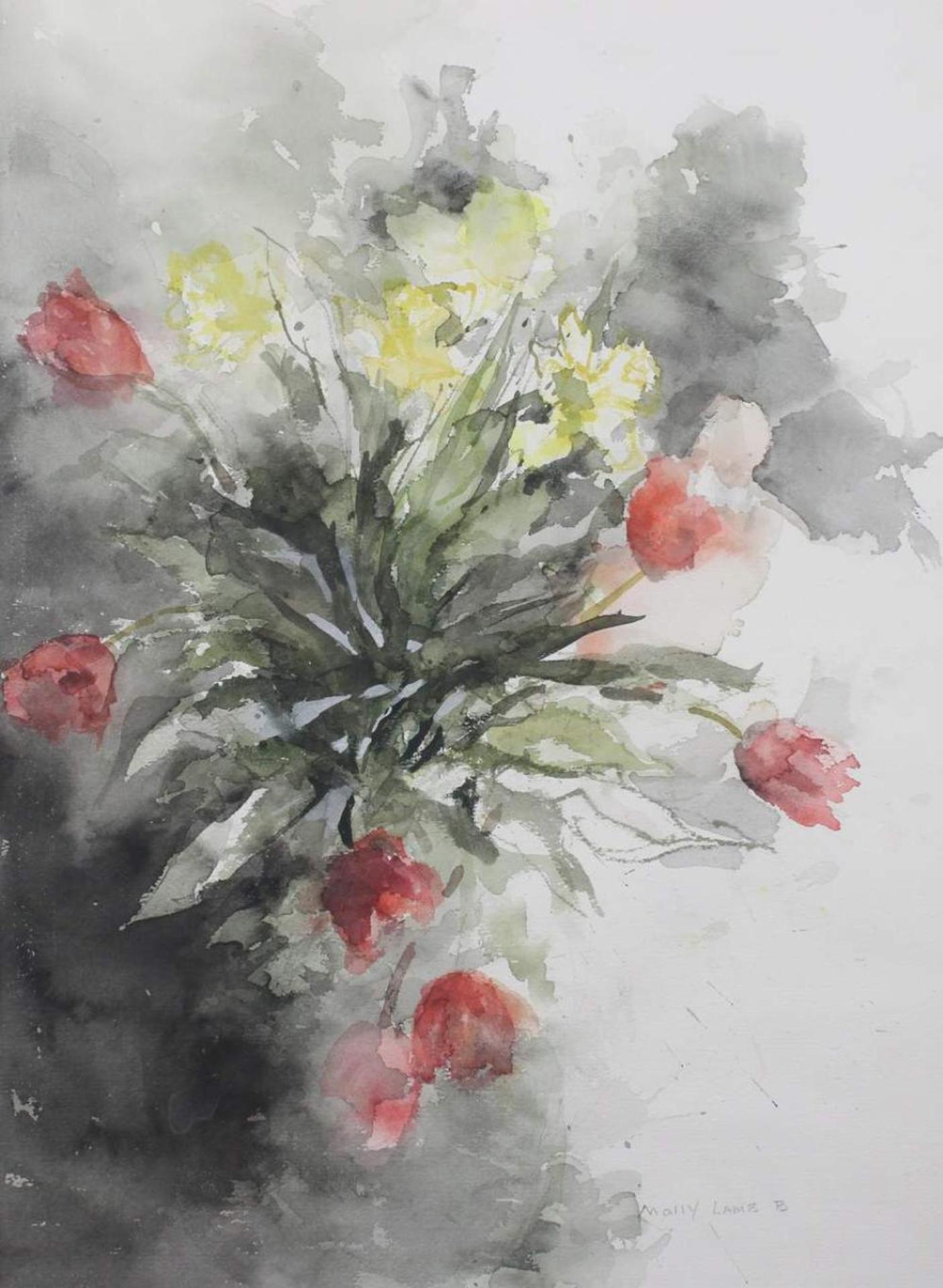 Molly Joan Lamb Bobak (1922-2014) - Dark Bouquet