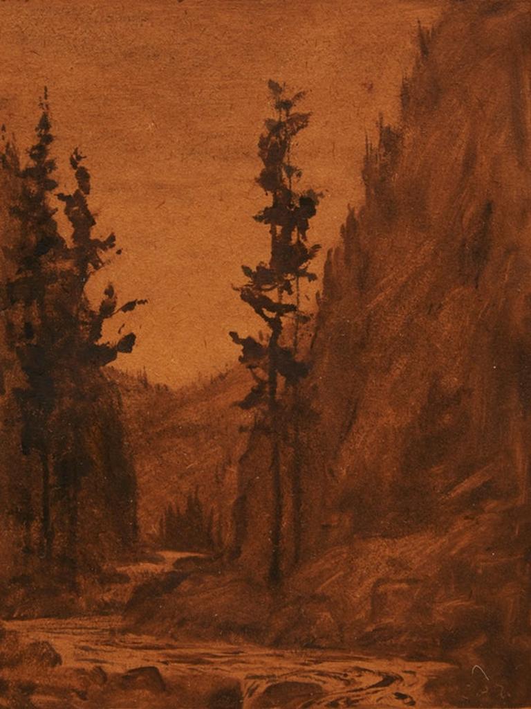 George Agnew Reid (1860-1947) - Agawa Canyon, Algoma