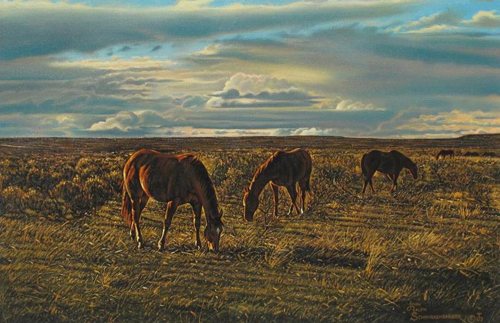 John Ralph Schnurrenberger (1941) - Horse Pasture