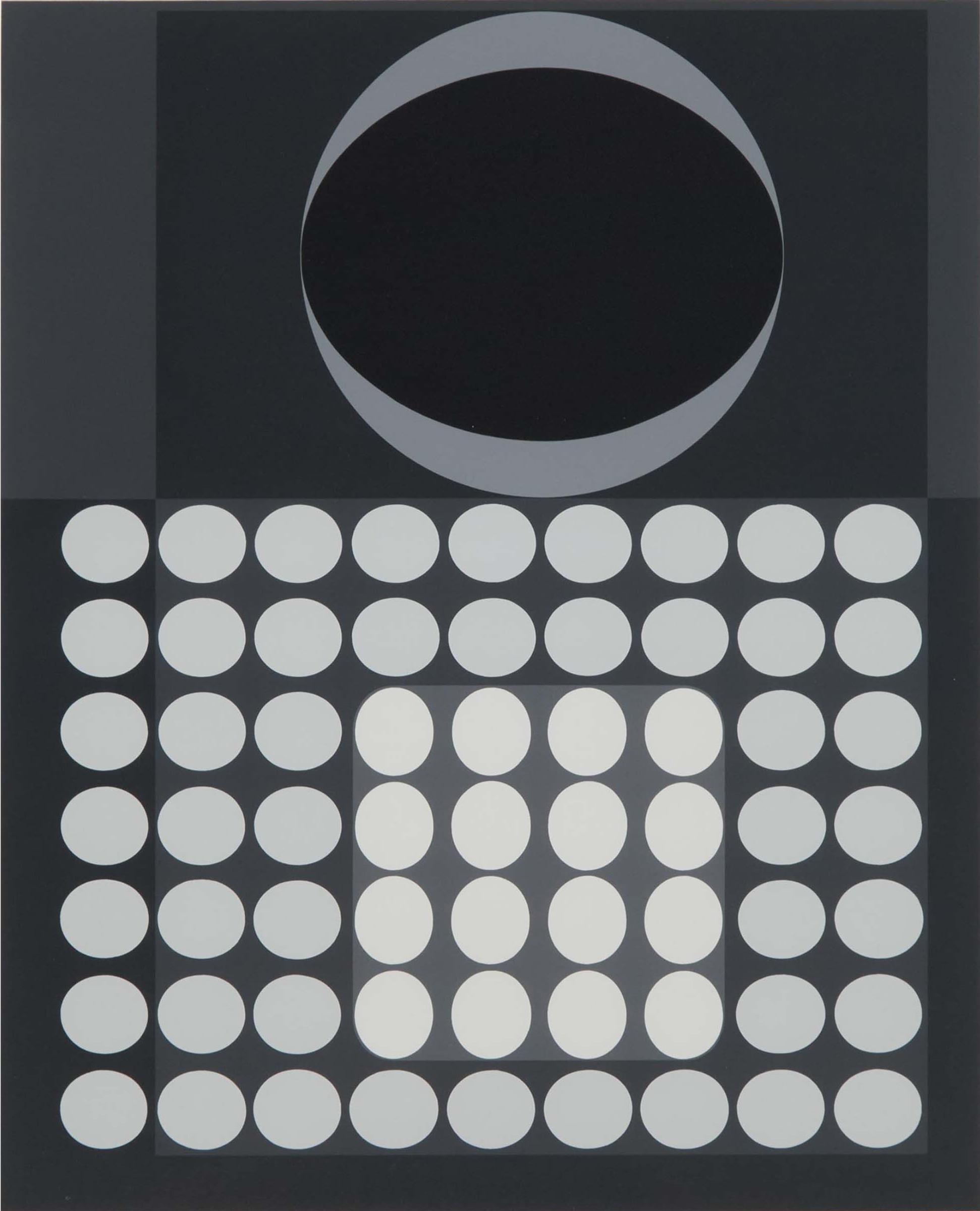 Victor Vasarely (1906-1997) - Antares, From Clarities, 1970