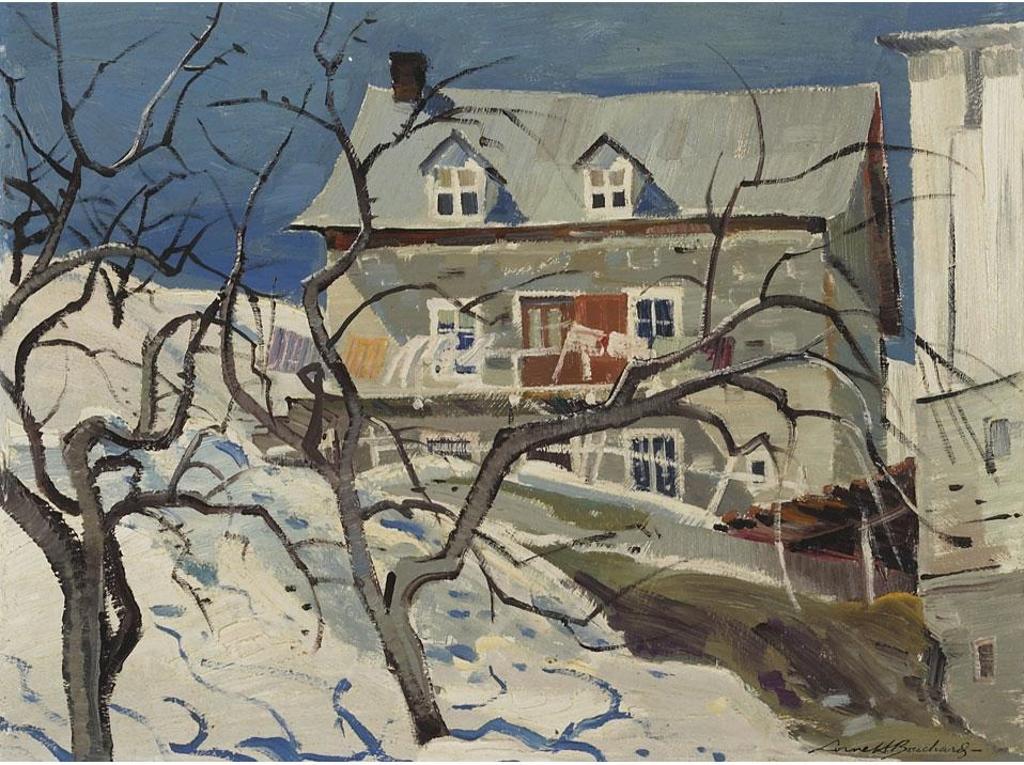 George Lorne Holland Bouchard (1913-1978) - Moulin Larouche, Baie St. Paul, April 1957