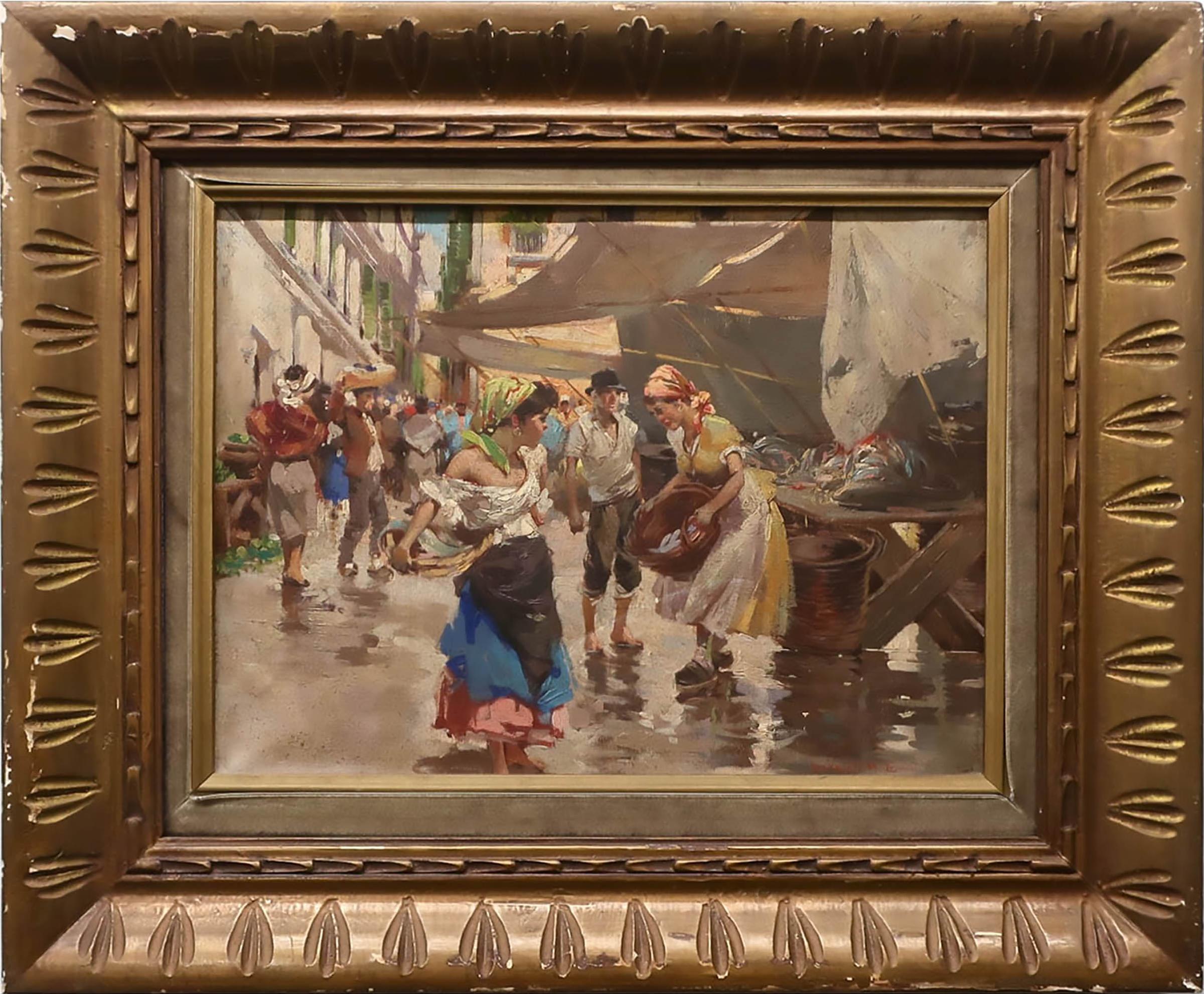 Witman Etelka Vizkeleti (1882-1962) - Untitled (Market Day)