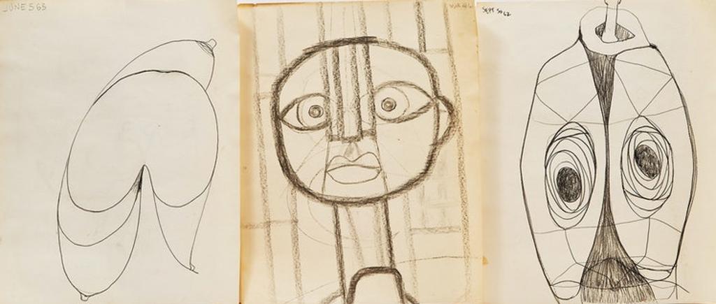 Gerald Milne Moses (1913-1994) - Twenty-One Figurative and Abstract Drawings