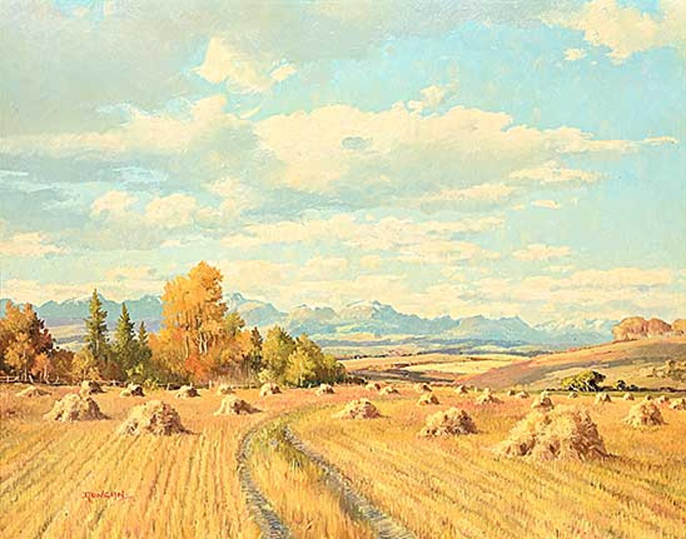 Duncan Mackinnon Crockford (1922-1991) - Autumn in the Foothills [Nr. Black Diamond, Alta.]