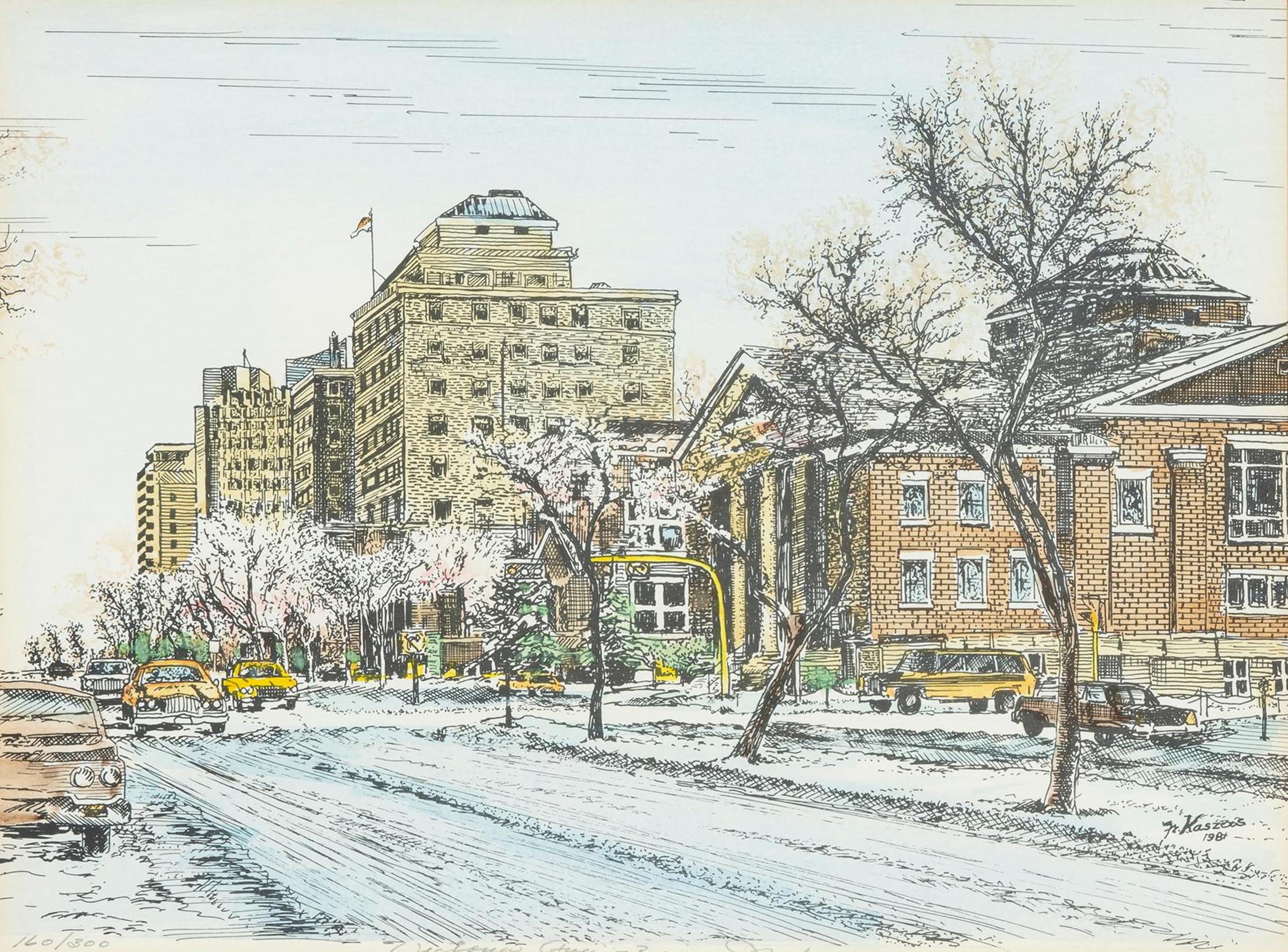 Frank Kaszas (1918-2005) - Victoria Ave, Regina Sask