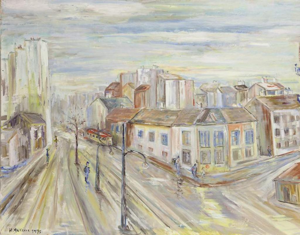 Maria Gakovic (1913-1999) - Untitled - Cityscape