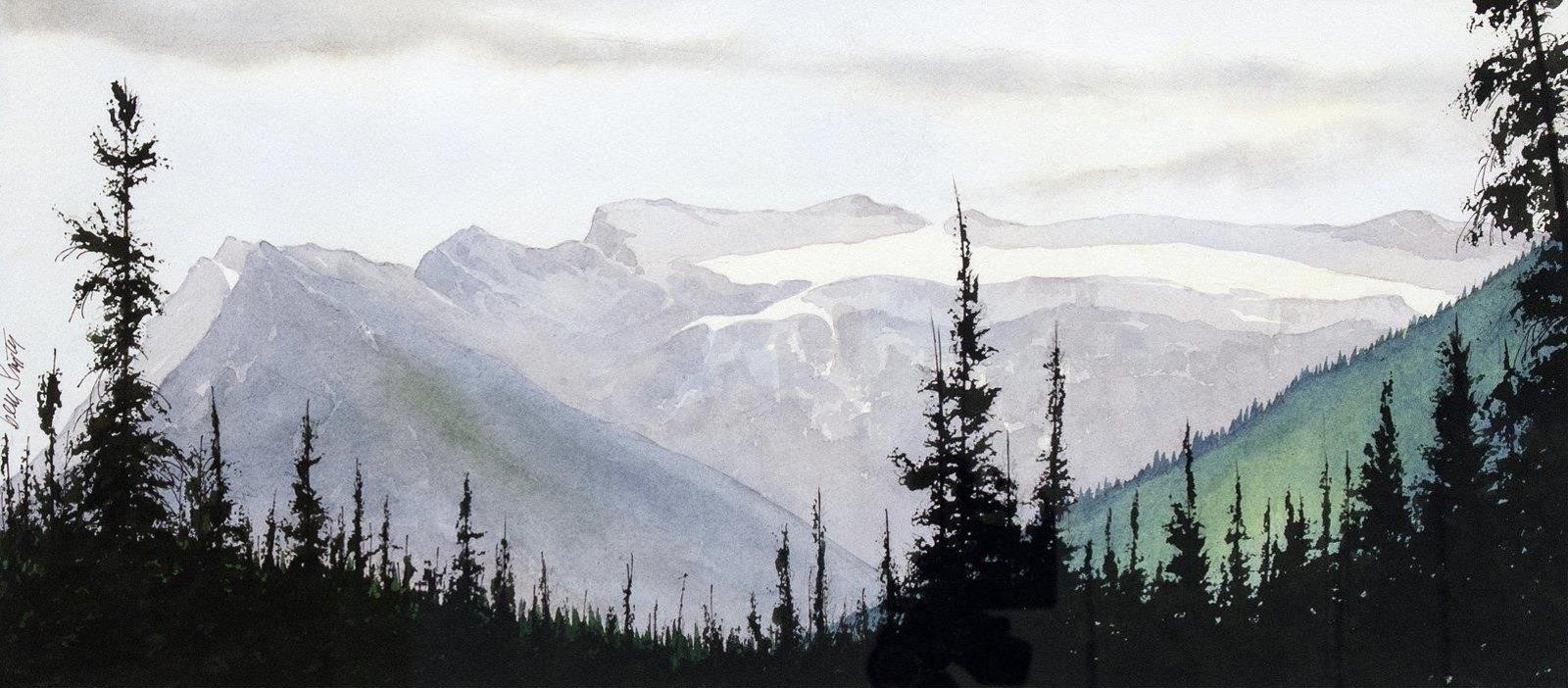 Bernard Remy Bern Smith (1928-2009) - Untitled, Mountain Landscape