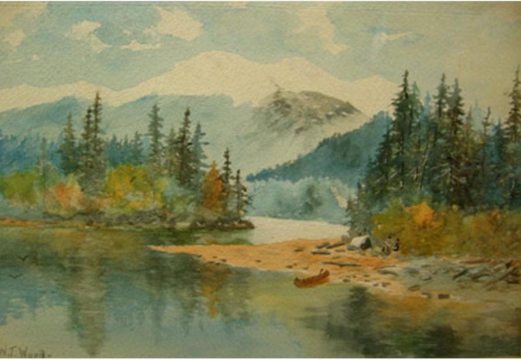 William Thomas Wood (2021) - Encampment Scene; Path To Lake