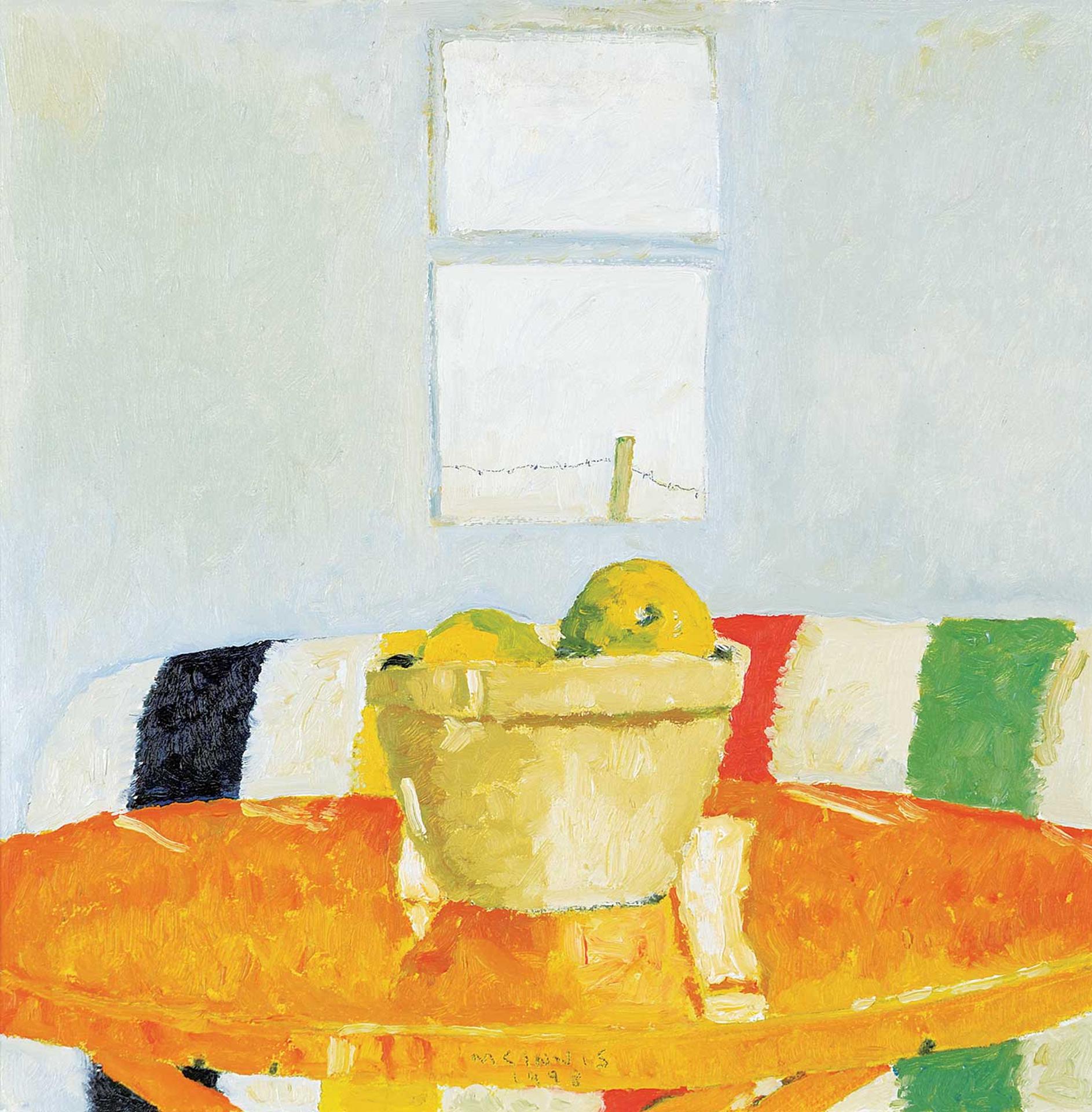 Robert Francis Michael McInnis (1942) - Untitled - Bay Blanket with Fruit