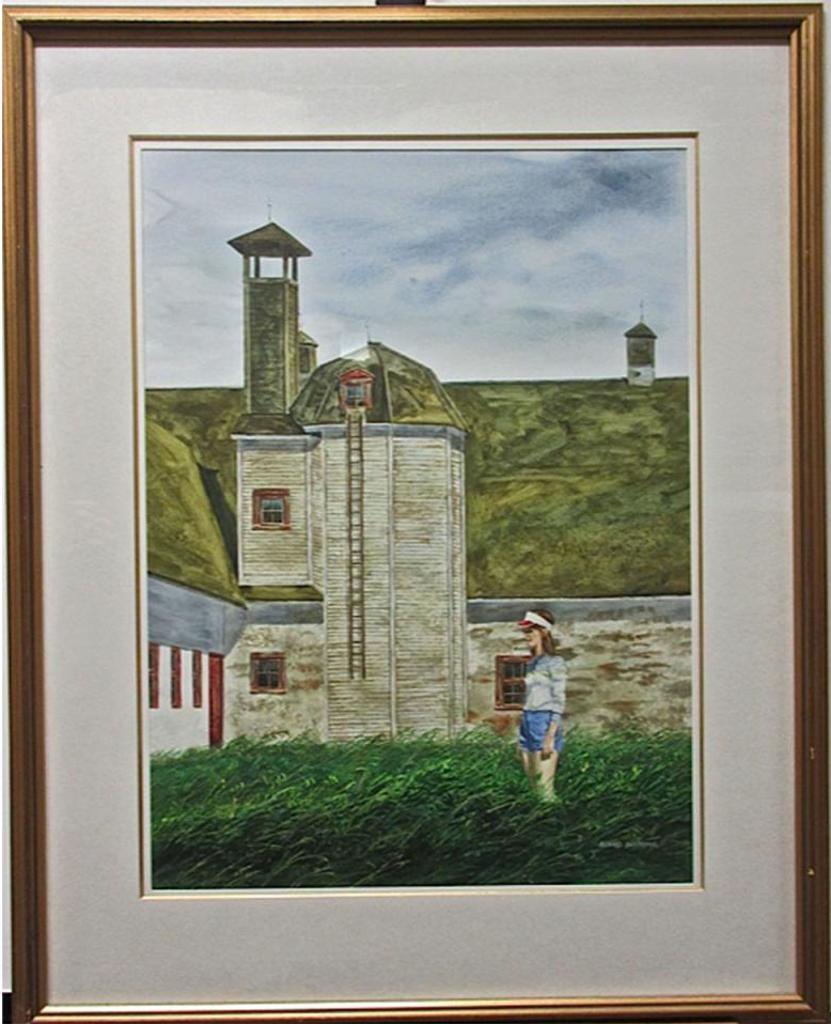 Richard Belanger (1950) - Young Girl By Tower