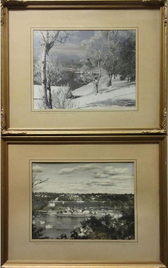 Wallace Robertson Macaskill (1890-1956) - Winter Morning, Halifax, N.S. & North West Arm, Halifax, N.S.