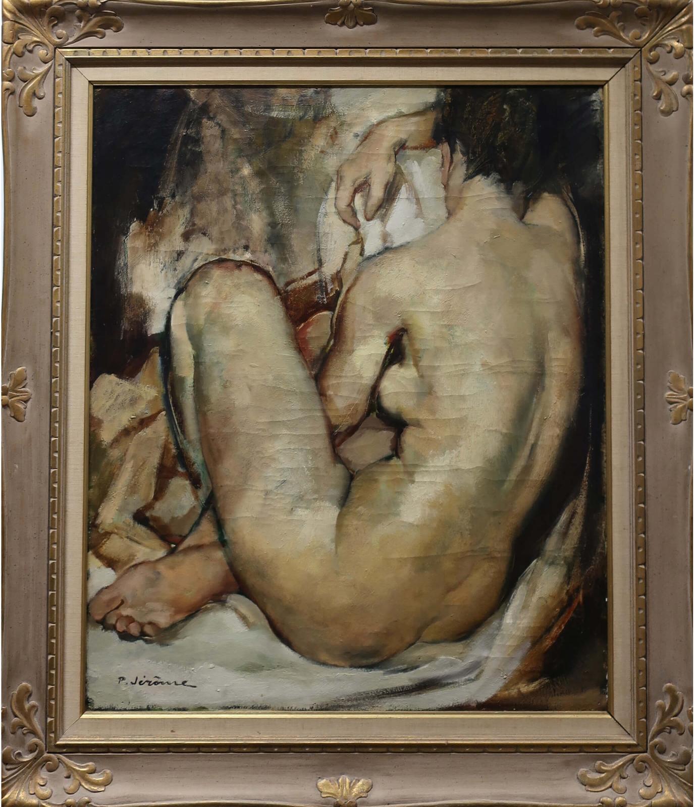 Pierre Jérôme (1902-1982) - Back View Of Seated Nude