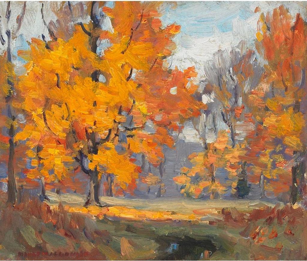 Manly Edward MacDonald (1889-1971) - Maple Trees In Autumn