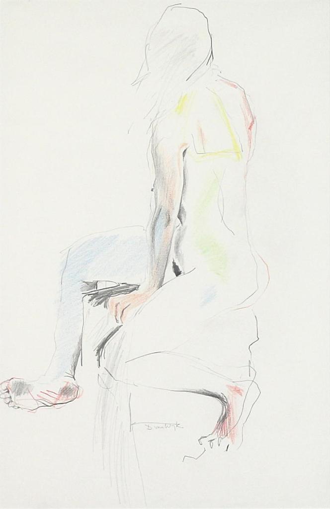 Dirk van Wyk (1944) - Nude Study