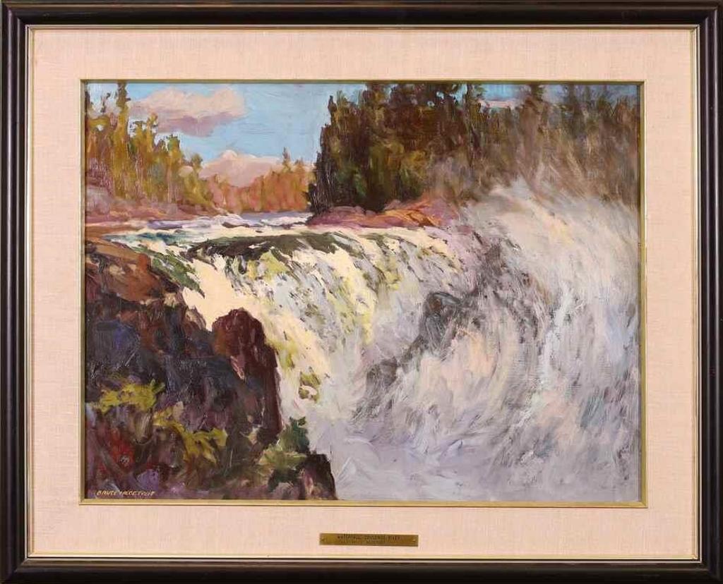 Bruce Allen Heggtveit (1917-2002) - Waterfall on the Coulonge River Near Fort-Coulonge, Quebec
