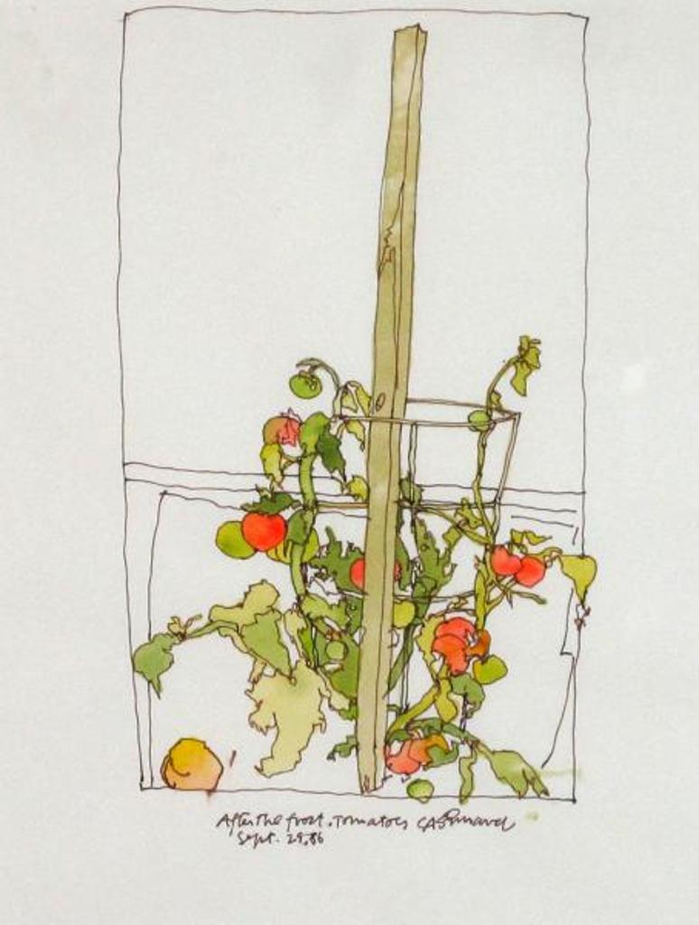 Claude Alphonse Simard (1956-2014) - After The Frost - Tomatoes; 1986