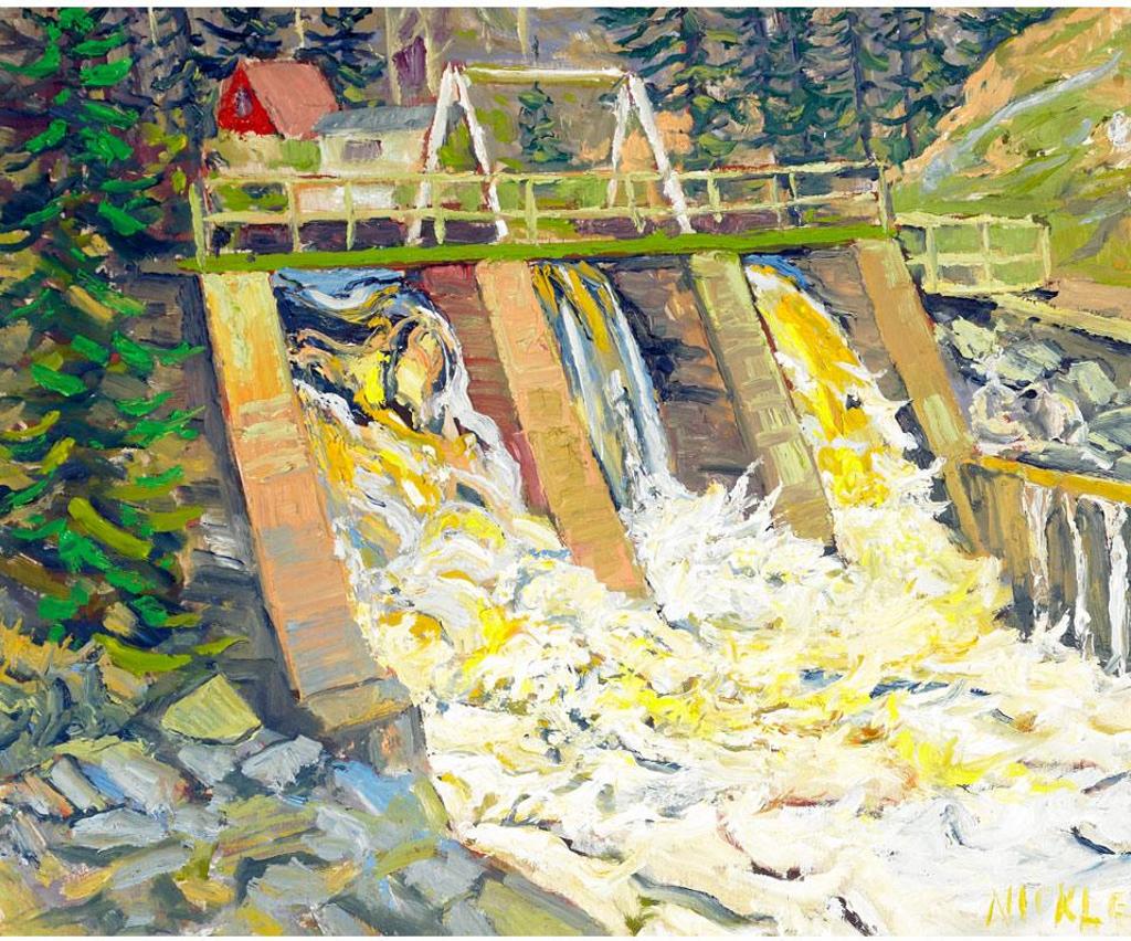 Lawrence Nickle (1931-2014) - Burk’S Falls, Hydro Electric Dam On Magnetewan River