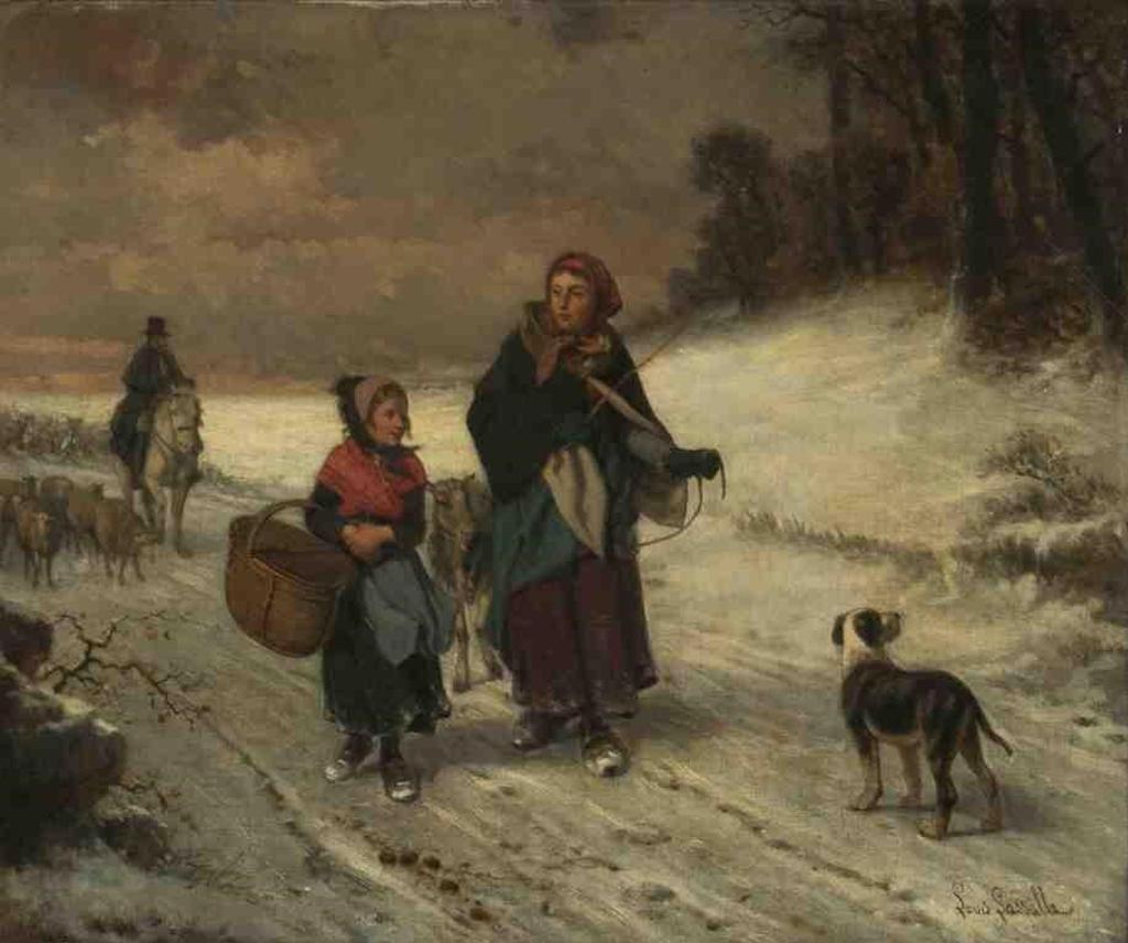 Louis Simon Cabaillot Lassalle (1810-1870) - Off to Market