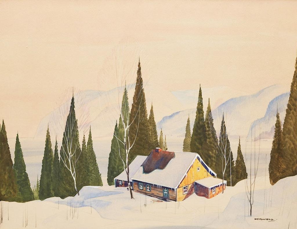 Graham Norble Norwell (1901-1967) - Cottage in Winter