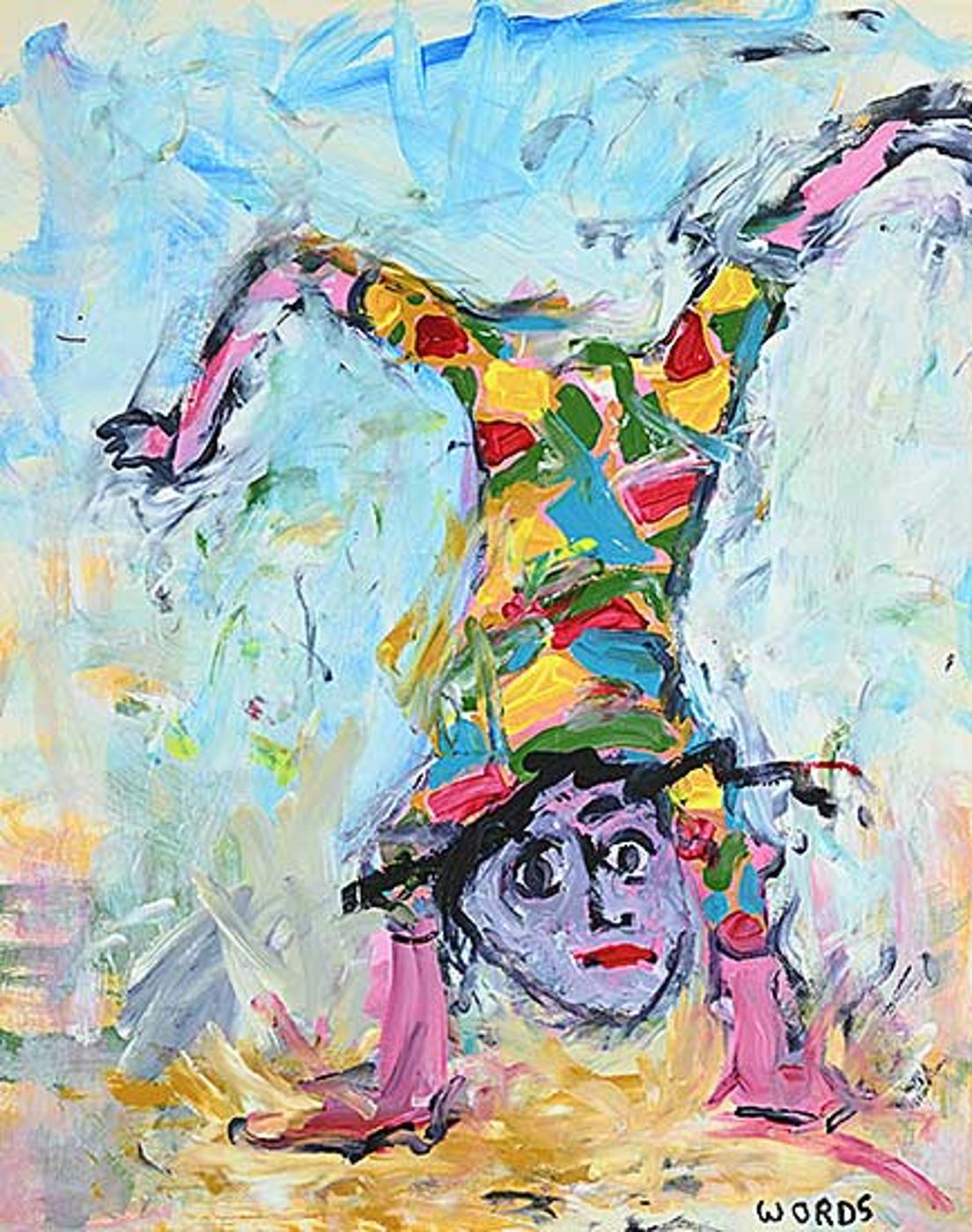 Jim Swain - Untitled - Handstand Clown