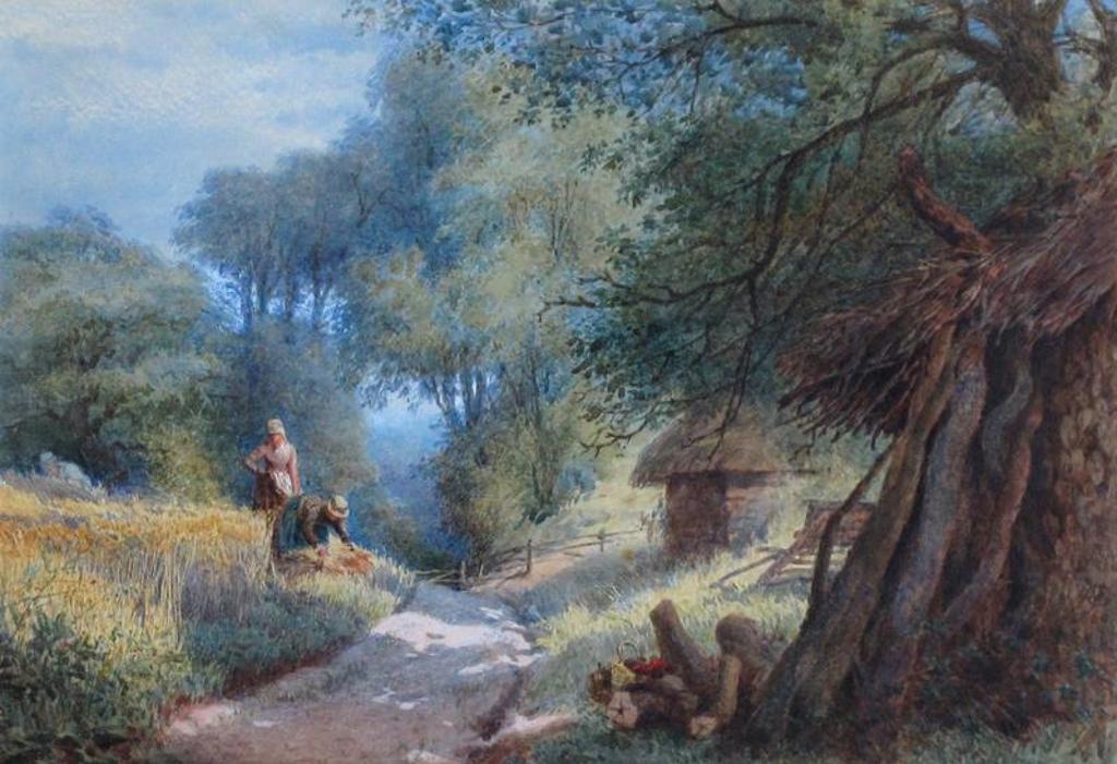 John Henry Mole (1814-1886) - Harvest Time; 1869