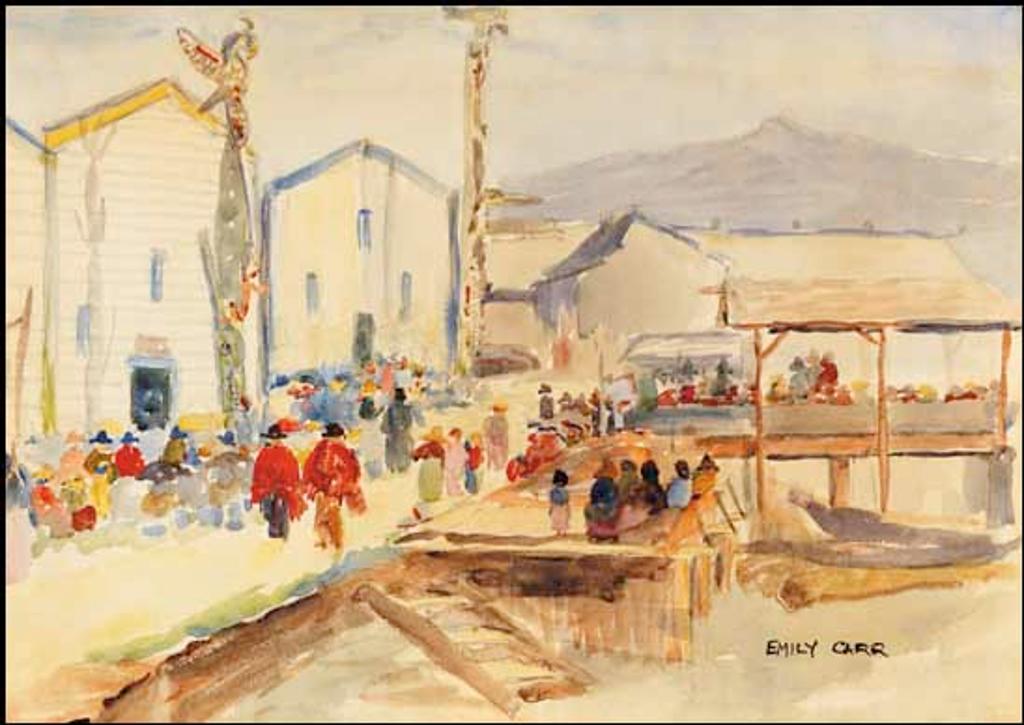 Emily Carr (1871-1945) - The Quay, Alert Bay