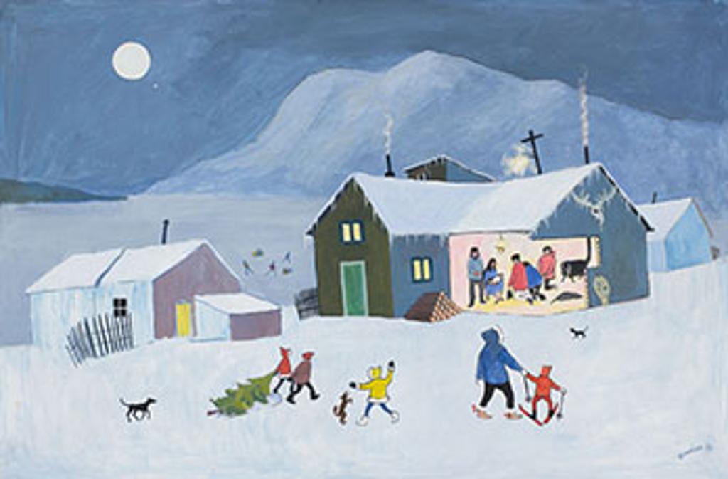 Ted Harrison (1926-2015) - Yukon Nativity