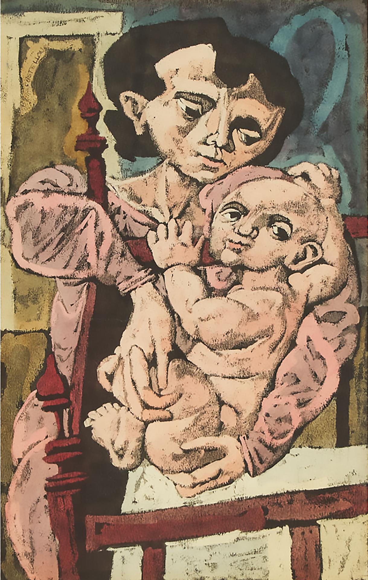Federico Castellón - Mother And Child, Circa 1935