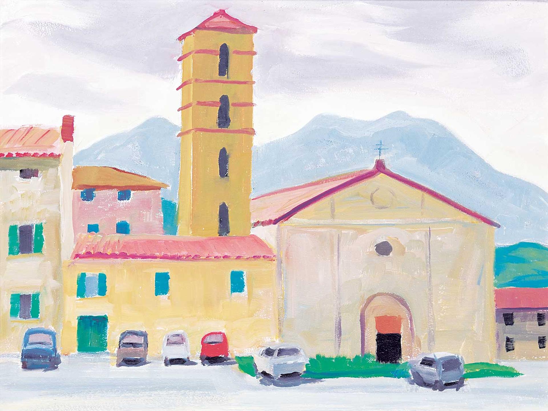 Doris Jean McCarthy (1910-2010) - The Church at Sarteano