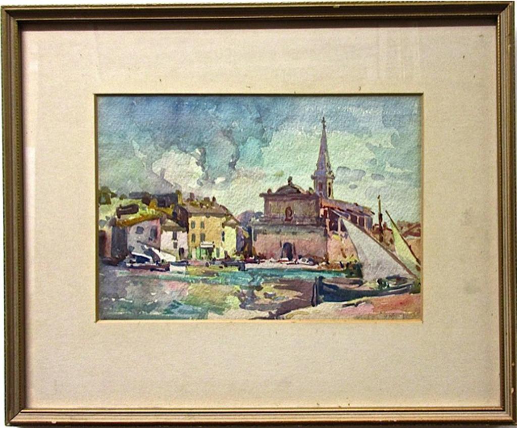 John Wesley Cotton (1869-1931) - Harbour Scene