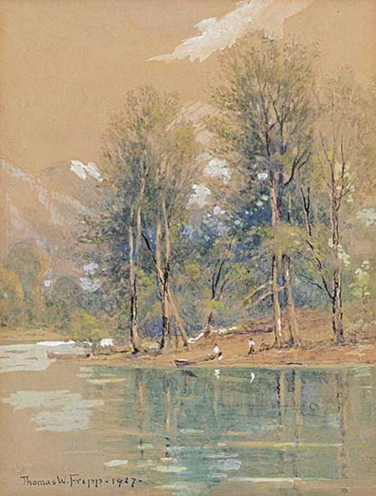 Thomas William Fripp (1864-1931) - Clearing on the Pitt River