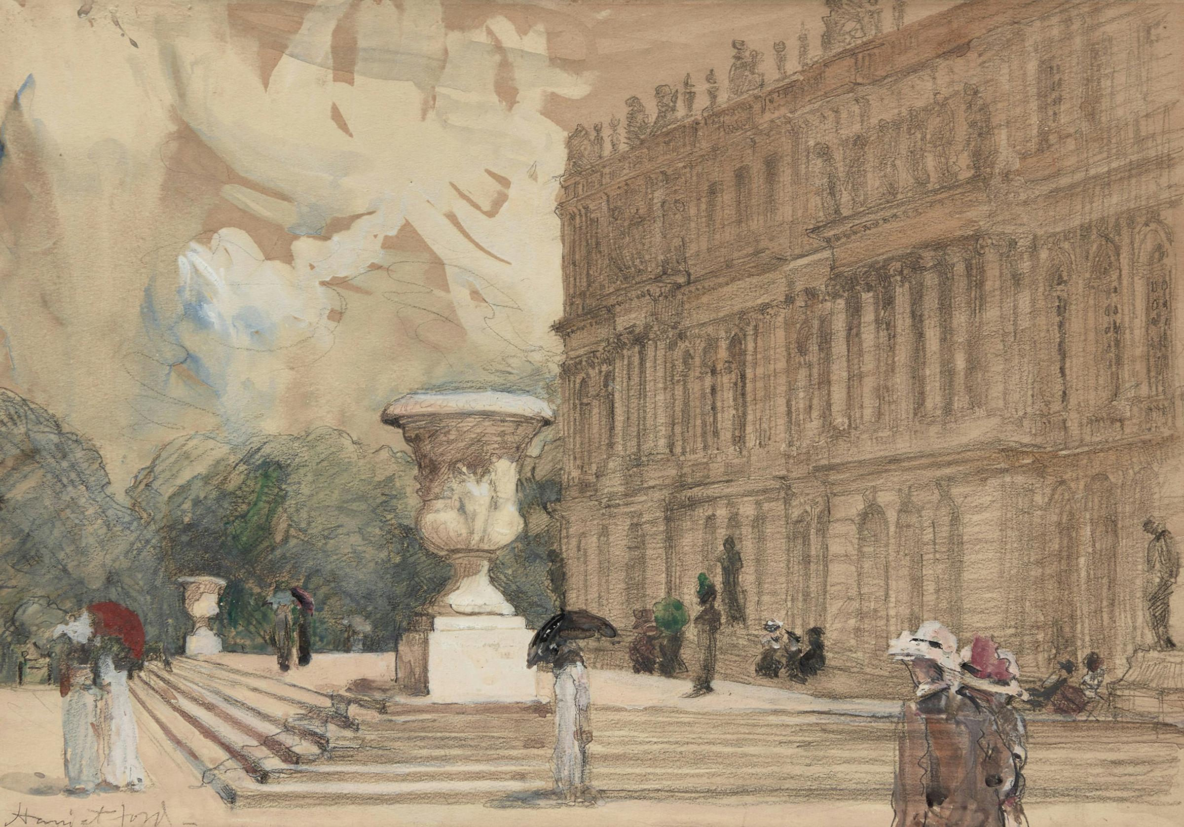 Harriet Mary Ford (1859-1938) - Untitled (Versailles)