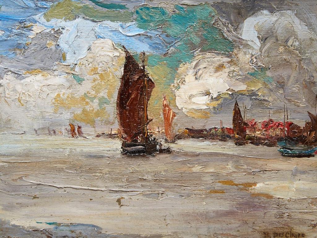 Berthe Des Clayes (1877-1968) - Fishing Fleet, Étaples