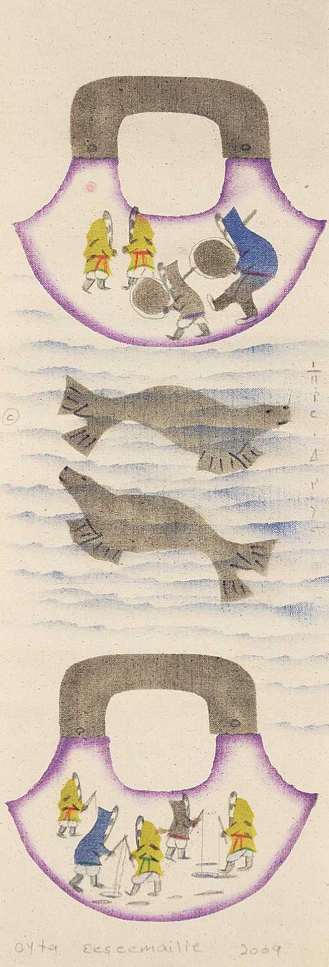 Gyta Eeseemailee (1955) - Untitled - Ulus and Seals