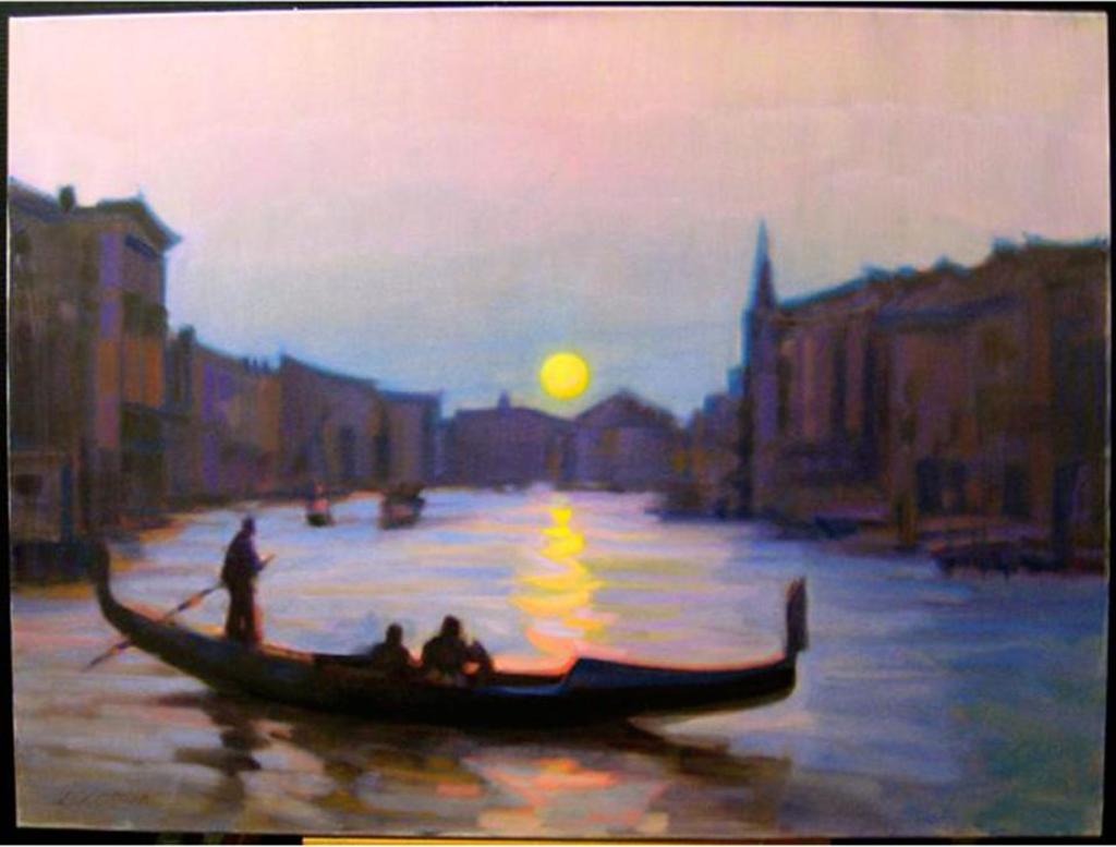 Leif K. Ostlund (1958) - Sunset - Venice
