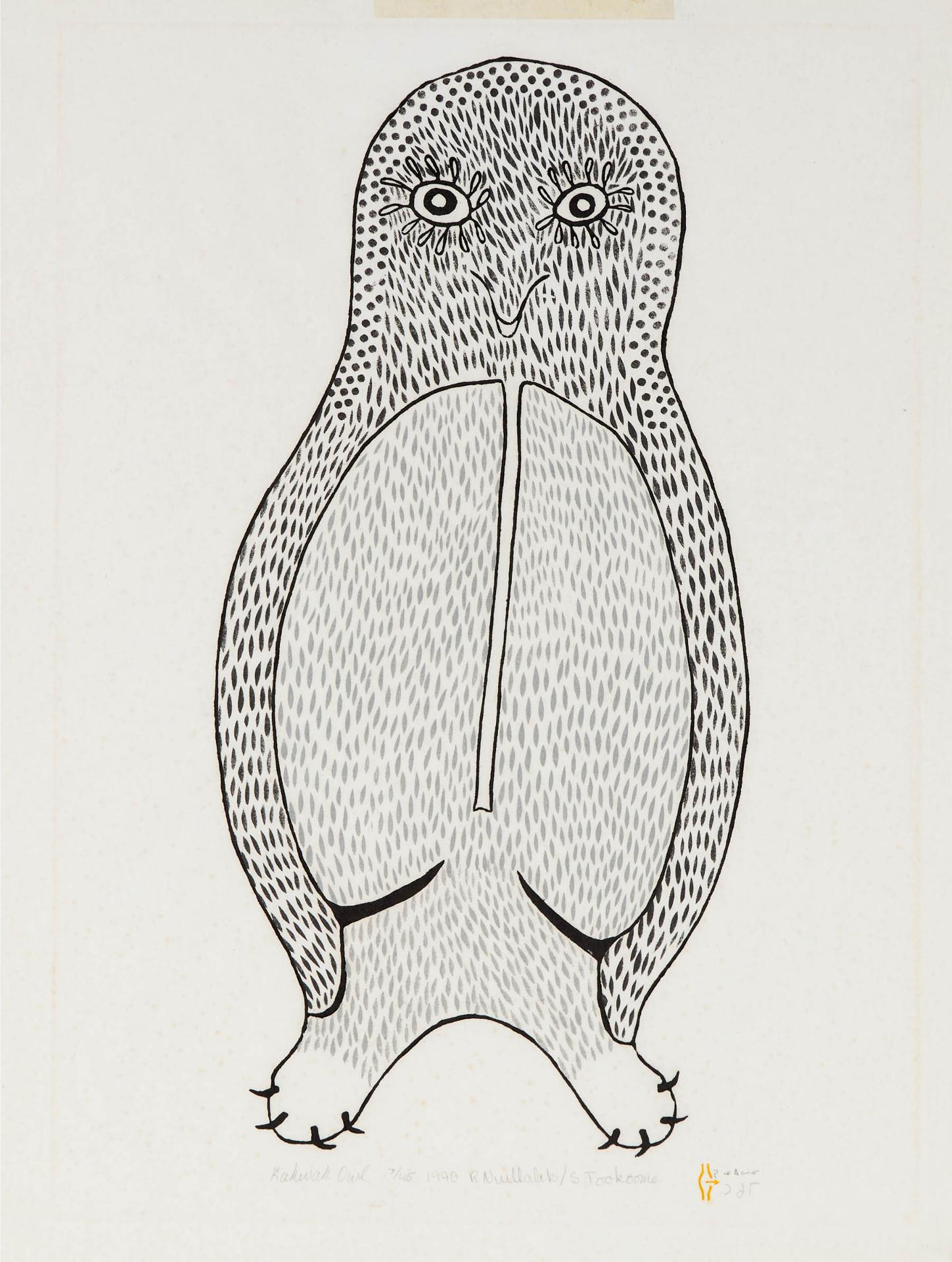 Ruth Qaulluaryuk (1932) - Kakwak Owl, 1990