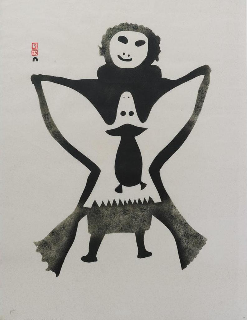 Pudlo Pudlat (1916-1992) - Woman With Bird Image