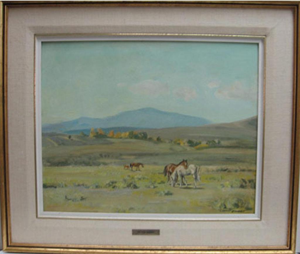 Peter Maxwell Ewart (1918-2001) - Autumn Afternoon -Basque Ranch, B.C.