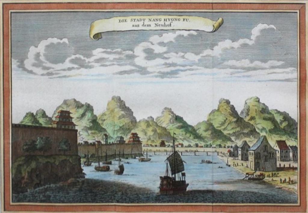 Nang Hyong Fu - Hand-coloured engraving from 'Prevost's Histoire Generale'