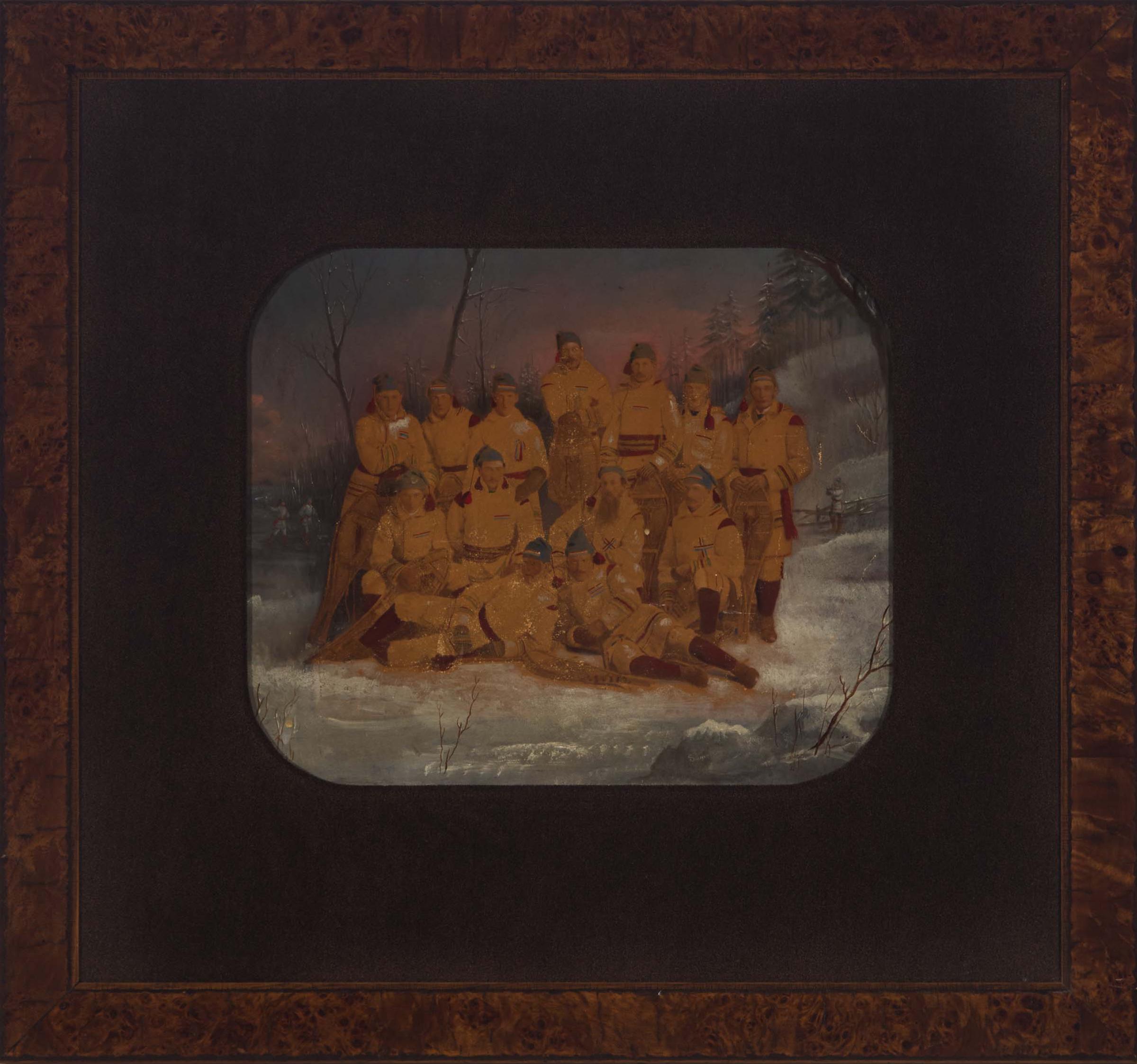 Robert Summerhayes - The Terra Nova Snowshoe Club, Montreal, C.1885