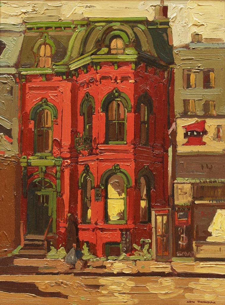 Arto Yuzbasiyan (1948) - Victorian Houses, Dundas St. E. at Church St.